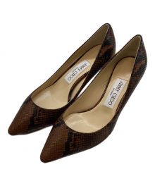 JIMMY CHOO（ジミーチュウ）の古着「ROMY（ロミー）60 ヒールパンプス」｜ブラウン