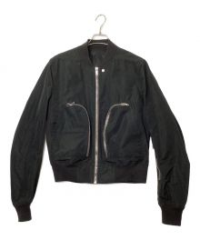 RICK OWENS（リックオウエンス）の古着「BAUHAUS FLIGHT JACKET」｜ブラック