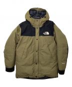 THE NORTH FACEザ ノース フェイス）の古着「マウンテンダウンジャケット」｜カーキ×ブラック