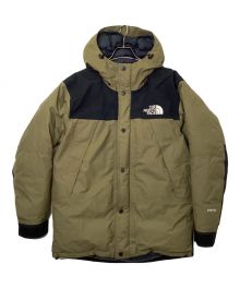 THE NORTH FACE（ザ ノース フェイス）の古着「マウンテンダウンジャケット」｜カーキ×ブラック