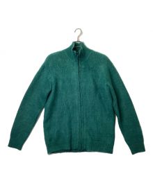 Needles（ニードルズ）の古着「Zipped Mohair Cardigan」｜グリーン