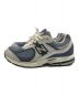 NEW BALANCE (ニューバランス) ローカットスニーカー ホワイト×グレー サイズ:30cm：10000円