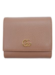 GUCCI（グッチ）の古着「2つ折り財布　GGマーモント」｜ベージュ