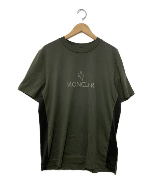 MONCLER（モンクレール）MONCLER (モンクレール) 半袖カットソー グリーン サイズ:SIZE Mの古着・服飾アイテム