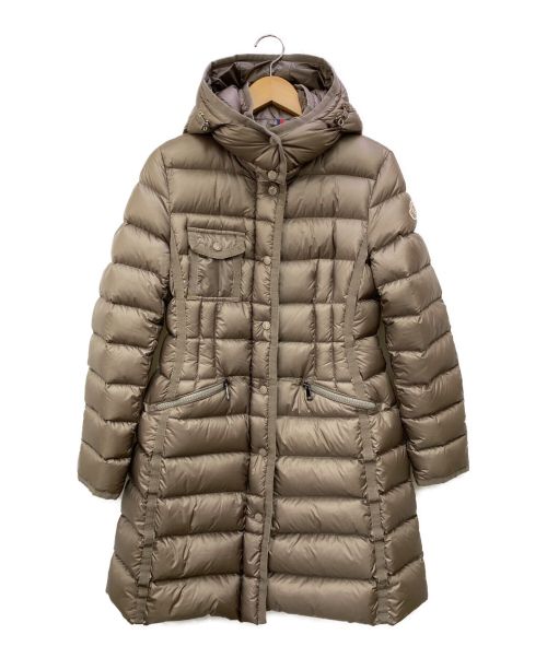 MONCLER（モンクレール）MONCLER (モンクレール) ダウンコート ベージュ サイズ:SIZE Mの古着・服飾アイテム