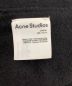 Acne studios (アクネストゥディオス) フリンジウールスカーフ ブラック：14800円