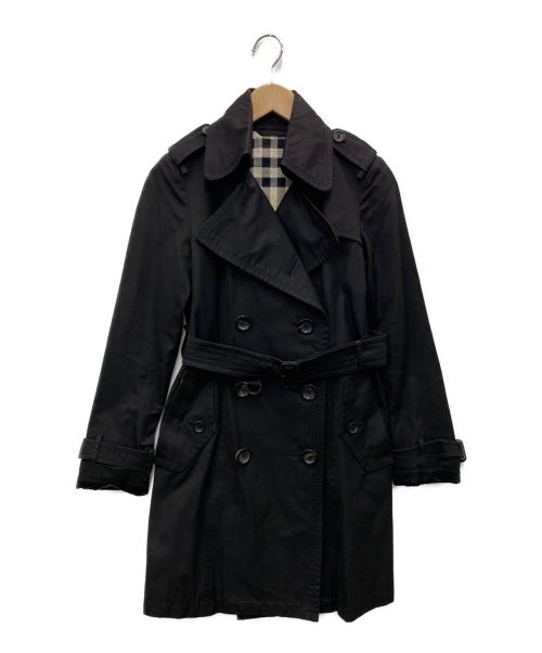 BURBERRY BLACK LABEL（バーバリーブラックレーベル）BURBERRY BLACK LABEL (バーバリーブラックレーベル) トレンチコート ブラック サイズ:SIZE 40の古着・服飾アイテム