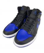 NIKEナイキ）の古着「AIR JORDAN 1 MID BLACK/BLUE」｜ブラック×ブルー