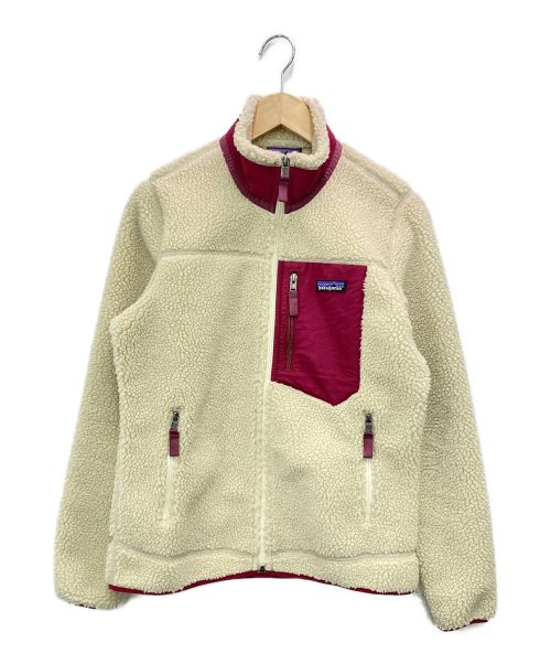 Patagonia（パタゴニア）Patagonia (パタゴニア) Classic Retro-X Jacket ベージュ×レッド サイズ:Ｓの古着・服飾アイテム