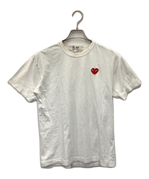 PLAY COMME des GARCONS（プレイ コムデギャルソン）PLAY COMME des GARCONS (プレイ コムデギャルソン) 半袖カットソー ホワイト サイズ:Lの古着・服飾アイテム