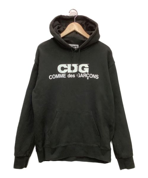 COMME des GARCONS（コムデギャルソン）COMME des GARCONS (コムデギャルソン) プルオーバーパーカー ブラック サイズ:XLの古着・服飾アイテム