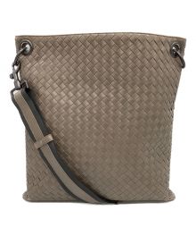 BOTTEGA VENETA（ボッテガベネタ）の古着「ショルダーバッグ」｜ライトブラウン