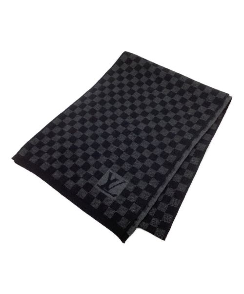 LOUIS VUITTON（ルイ ヴィトン）LOUIS VUITTON (ルイ ヴィトン) マフラー ブラックの古着・服飾アイテム