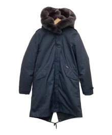 WOOLRICH（ウールリッチ）の古着「ライナー付モッズコート」｜ネイビー