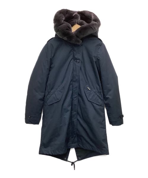 WOOLRICH（ウールリッチ）WOOLRICH (ウールリッチ) ライナー付モッズコート ネイビー サイズ:XSの古着・服飾アイテム