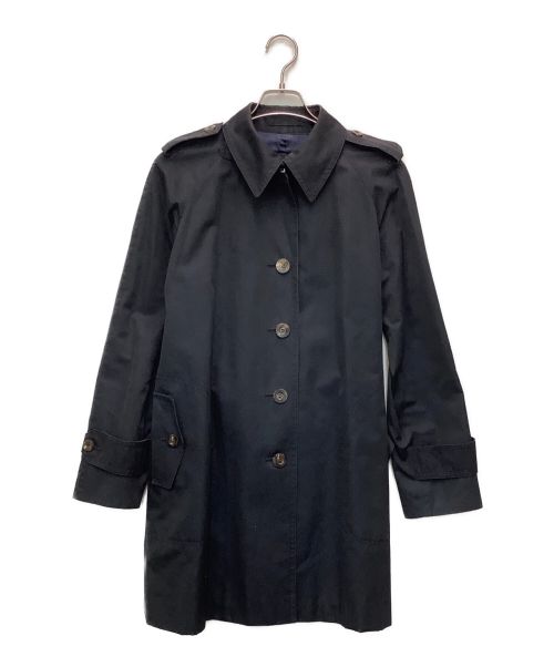 Aquascutum（アクアスキュータム）Aquascutum (アクアスキュータム) ステンカラーコート ネイビー サイズ:Ｓの古着・服飾アイテム