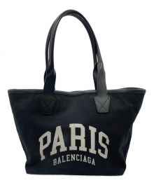 BALENCIAGA（バレンシアガ）の古着「CITES PARIS JUMBO/トートバッグ」｜ブラック