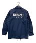 KENZO (ケンゾー) バックプリントロング丈コーチジャケット ネイビー サイズ:Ｍ：35000円