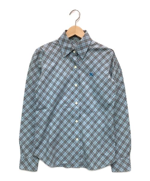 BURBERRY BLUE LABEL（バーバリーブルーレーベル）BURBERRY BLUE LABEL (バーバリーブルーレーベル) シャツ ブルー サイズ:38の古着・服飾アイテム