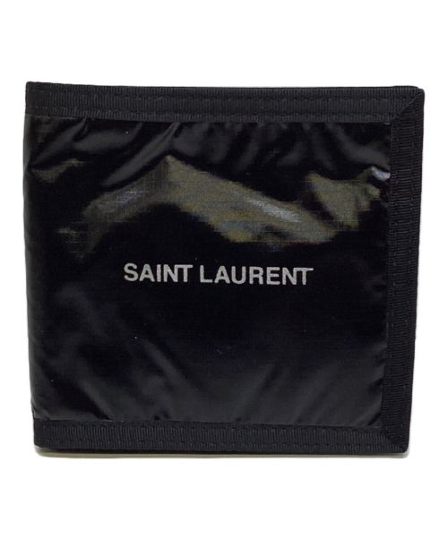 Saint Laurent Paris（サンローランパリ）Saint Laurent Paris (サンローランパリ) 2つ折り財布 ブラックの古着・服飾アイテム