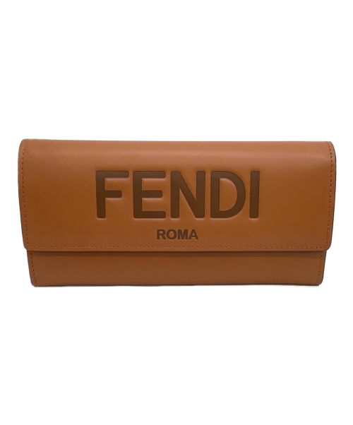 FENDI（フェンディ）FENDI (フェンディ) コンチネンタルウォレット ブラウンの古着・服飾アイテム