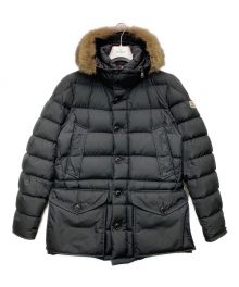 MONCLER（モンクレール）の古着「ファーフードダウンジャケット」｜ブラック