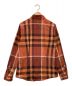 BURBERRY LONDON (バーバリー ロンドン) 長袖シャツ オレンジ×ブラウン サイズ:40：5000円