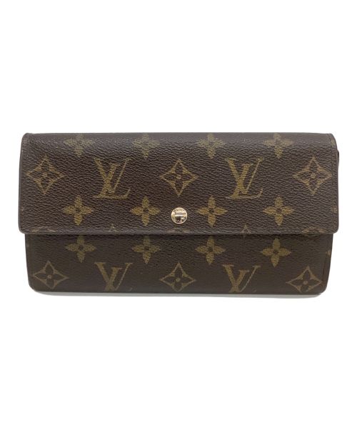 LOUIS VUITTON（ルイ ヴィトン）LOUIS VUITTON (ルイ ヴィトン) 長財布 ブラウンの古着・服飾アイテム