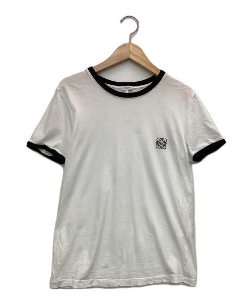 LOEWE（ロエベ）LOEWE (ロエベ) アナグラムTシャツ ホワイト サイズ:Ｓの古着・服飾アイテム