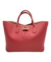 LONGCHAMP（ロングチャンプ）の古着「ハンドバッグ」｜ピンク