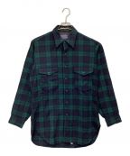 PENDLETONペンドルトン）の古着「Authentic Black Watch Tartan（オーセンティック ブラック ウォッチ タータン）ウールシャツ」｜グリーン×ネイビー