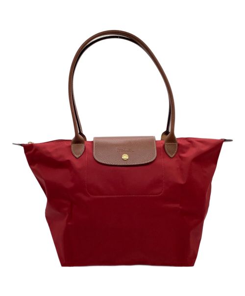 LONGCHAMP（ロンシャン）LONGCHAMP (ロンシャン) ナイロンバッグ レッドの古着・服飾アイテム