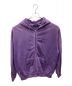 X-LARGE（エクストララージ）の古着「PIGMENT DYED EMBOSS LOGO ZIP HOODED SWEAT(ピグメントダイ　エンボスロゴ　ジップフーデッドスウェット」｜パープル