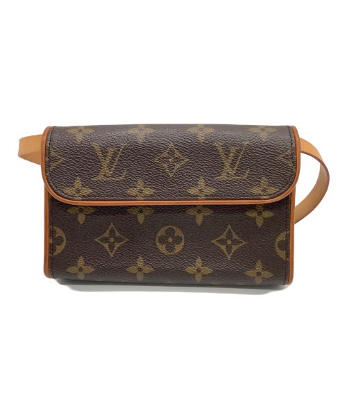 LOUIS VUITTON（ルイ ヴィトン）LOUIS VUITTON (ルイ ヴィトン) ウエストポーチ　ポシェットフロランティーヌ ブラウンの古着・服飾アイテム