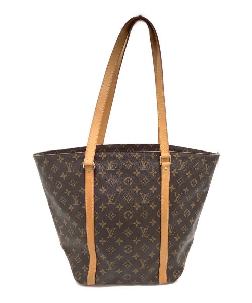 LOUIS VUITTON（ルイ ヴィトン）LOUIS VUITTON (ルイ ヴィトン) サックショッピング/ショルダートートバッグ ブラウンの古着・服飾アイテム