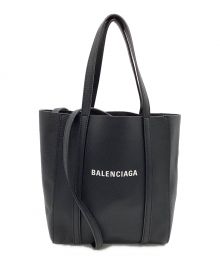 BALENCIAGA（バレンシアガ）の古着「レザートートバッグ」｜ブラック