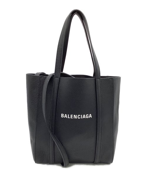 BALENCIAGA（バレンシアガ）BALENCIAGA (バレンシアガ) レザートートバッグ ブラックの古着・服飾アイテム