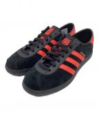 adidasアディダス）の古着「BRUSSELS（ブリュッセル）Core Black/Bright Red/Gold Metallic（コアブラック/ブライトレッド/ゴールドメタリック）」｜ブラック×レッド