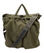 MADISON BLUEマディソンブルー）の古着「HELMET BAG CANVAS（ヘルメットバッグ　キャンバス）」｜オリーブ