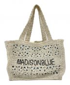 MADISON BLUEマディソンブルー）の古着「CROCHET TOTE BAG PAPEER」｜アイボリー