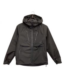 Snow peak×mountain of moods（スノーピーク×マウンテンオブムーズ）の古着「Puffed Graphen Jacket（パフド グラフェン ジャケット）」｜ブラック