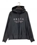 orataオラータ）の古着「RUSH PULLOVER HOODIE（ラッシュ プルオーバー フーディー）」｜ブラック