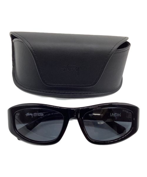 stussy（ステューシー）stussy (ステューシー) LADON SUNGLASSES（ラドン　サングラス） ブラック サイズ:MISCの古着・服飾アイテム