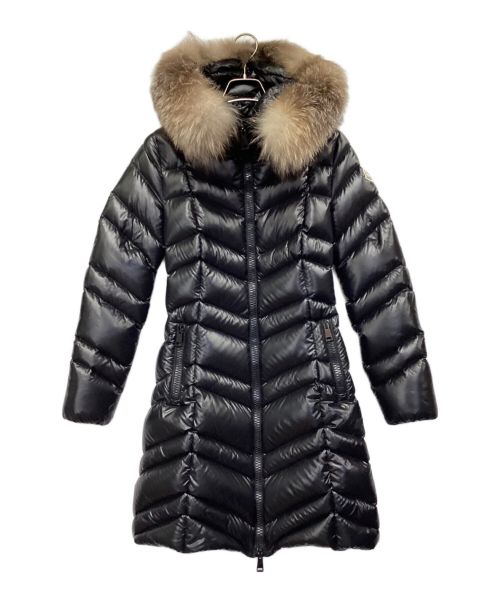 MONCLER（モンクレール）MONCLER (モンクレール) FULMAR GIUBBOTTO(フルマ ジュボット）　ロングダウンコート ブラック サイズ:00の古着・服飾アイテム