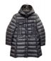 MONCLER（モンクレール）の古着「HERMINE GIUBBOTTO（エルミンヌ　ジュボット）ロングダウンコート」｜ブラック