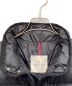 中古・古着 MONCLER (モンクレール) HERMINE GIUBBOTTO（エルミンヌ　ジュボット）ロングダウンコート ブラック サイズ:5：130000円