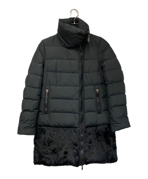 MONCLER（モンクレール）MONCLER (モンクレール) 切替ダウンコート ブラック サイズ:1の古着・服飾アイテム