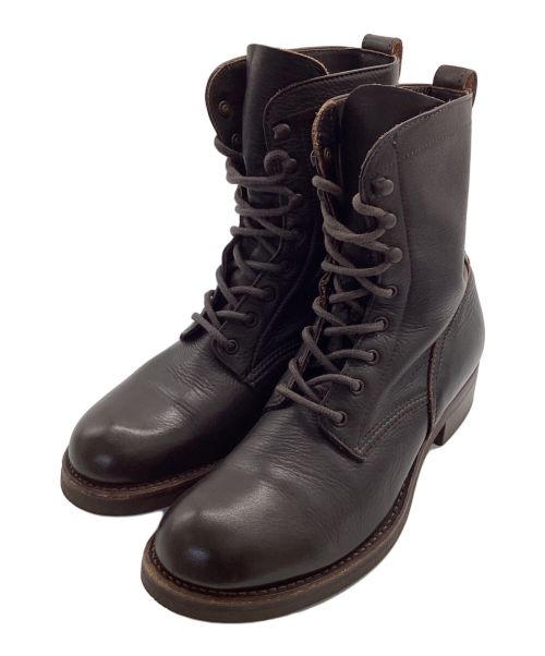 MR.OLIVE（ミスターオリーブ）MR.OLIVE (ミスターオリーブ) LACE UP LOGGER BOOTS（レース アップ ロガーブーツ） ブラウン サイズ:8 1/2の古着・服飾アイテム