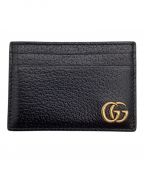 GUCCIグッチ）の古着「GG MARMONT(ジージー マーモント）マネークリップ付きカードケース」