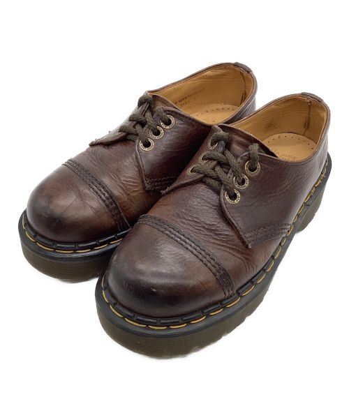 Dr.Martens（ドクターマーチン）Dr.Martens (ドクターマーチン) 8266 CRAZYBOMB(クレイジーボム）3ホールシューズ ブラウン サイズ:UK4の古着・服飾アイテム